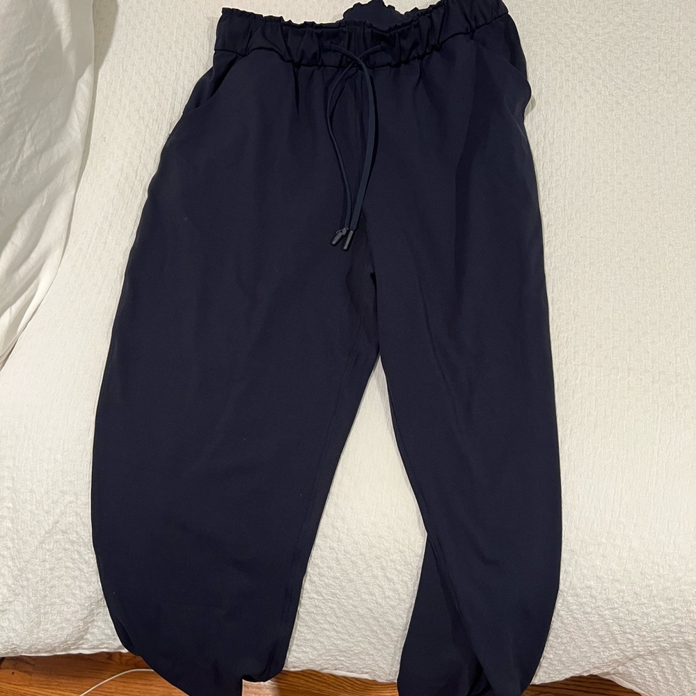 Navy lululemon joggers, size 8